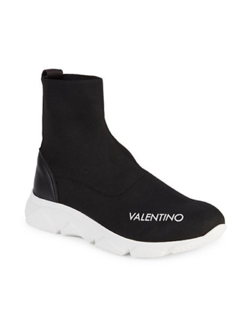 New !!Valentino By Mario Valentino Black and White Sock Sneaker
They feel like 8